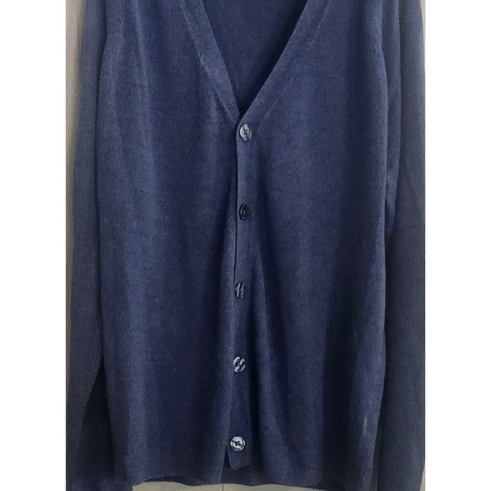 Vintage Navy Weatherproof Men's Button-Down Cardigan Size Large - Picture 3 of 9